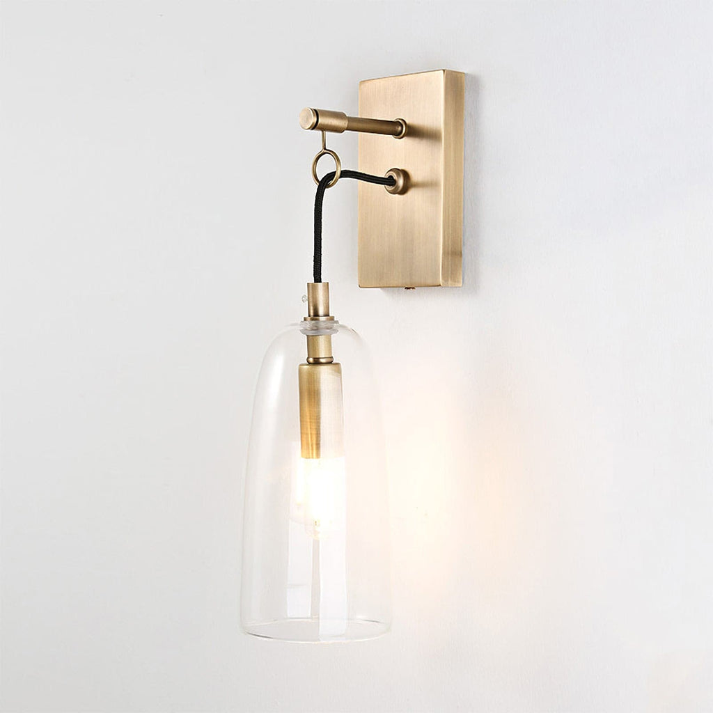 Aurex Linear Brass Wall Lamp