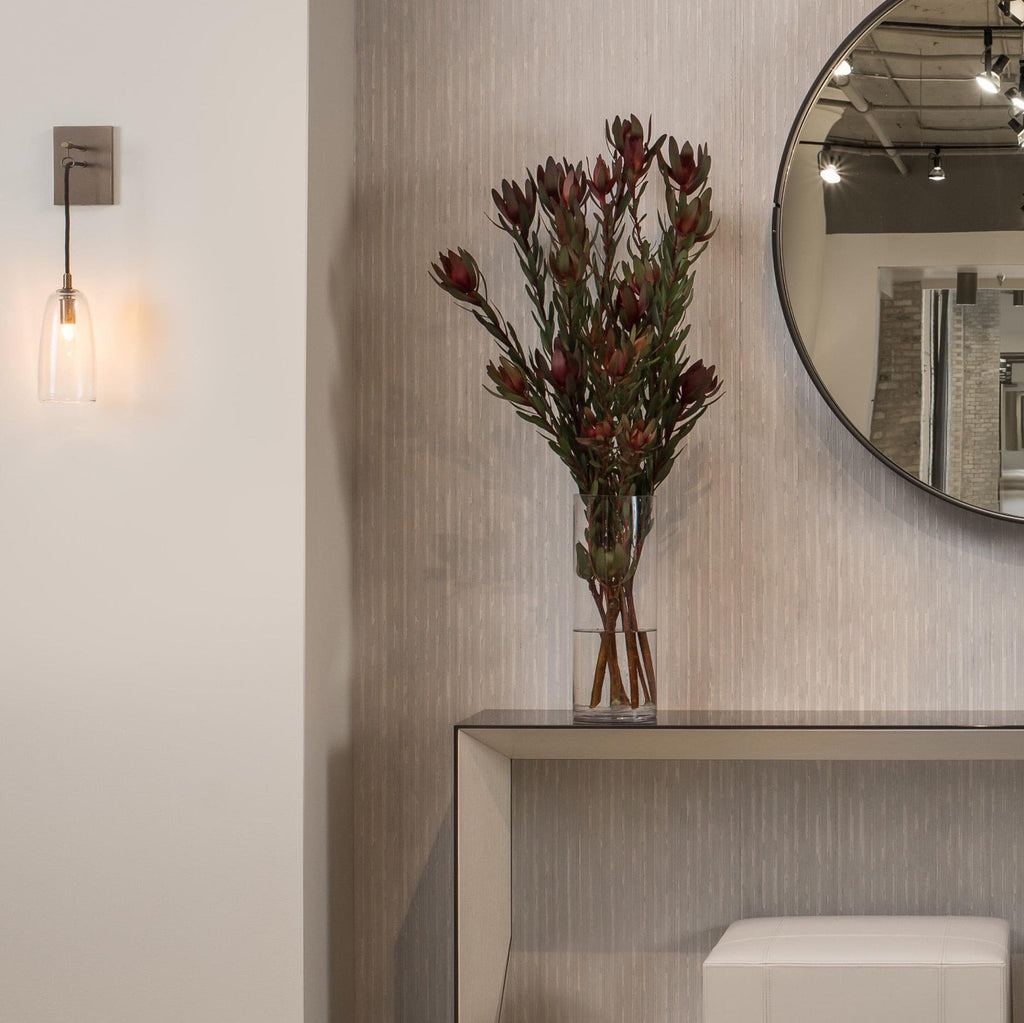 Aurex Linear Brass Wall Lamp