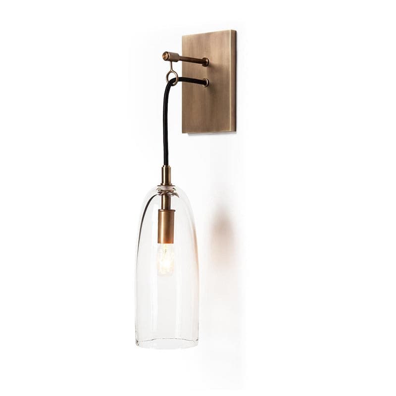 Aurex Linear Brass Wall Lamp
