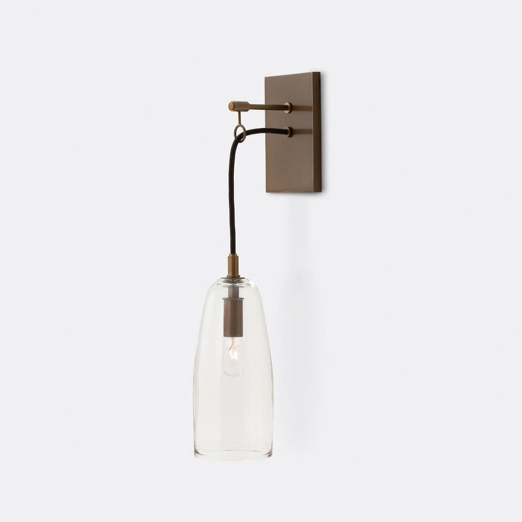 Aurex Linear Brass Wall Lamp