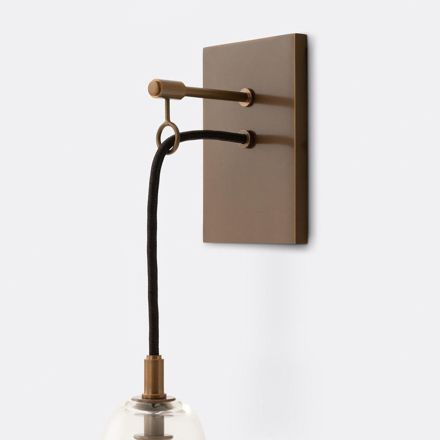 Aurex Linear Brass Wall Lamp