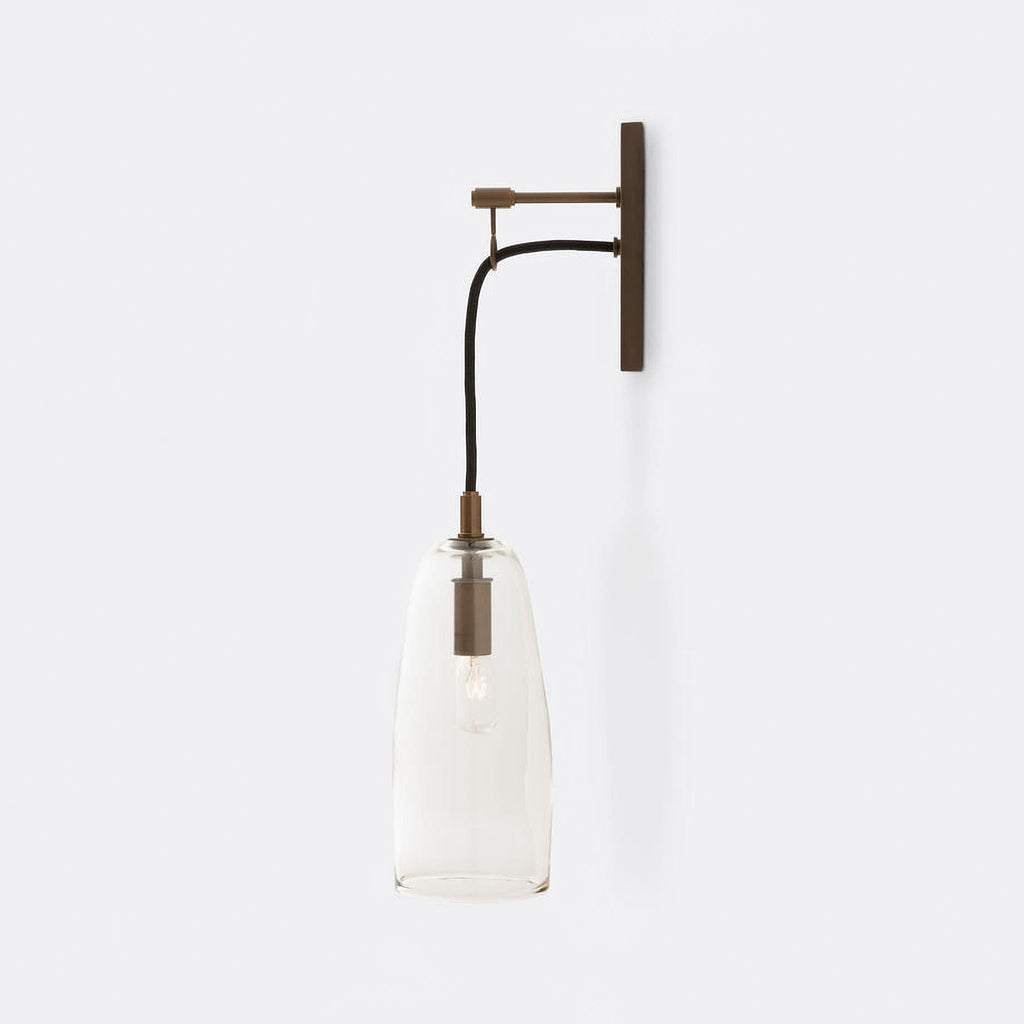 Aurex Linear Brass Wall Lamp