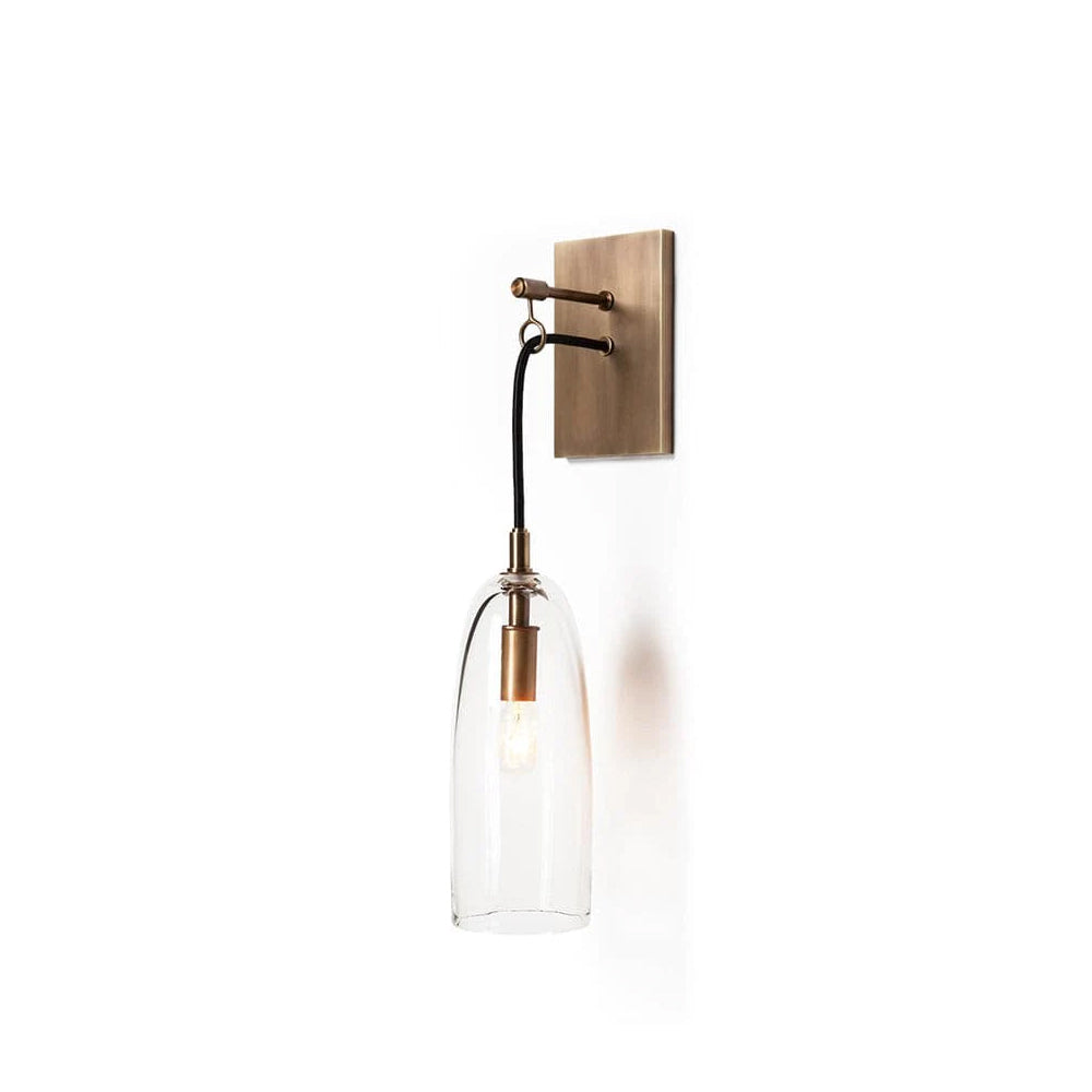 Aurex Linear Brass Wall Lamp