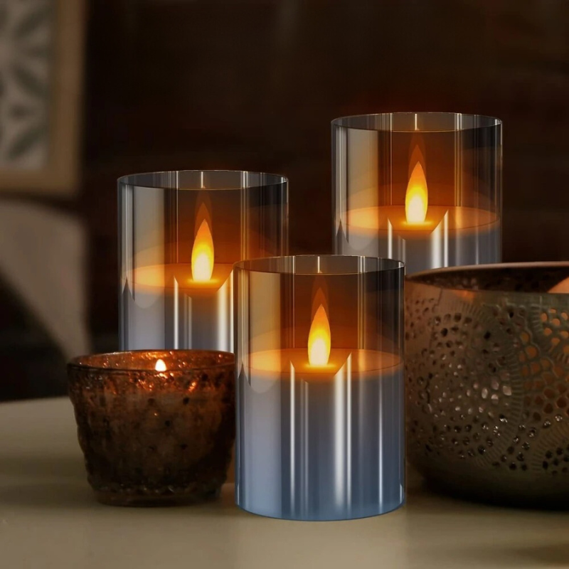 LED Decorative Candle Set with Remote Control