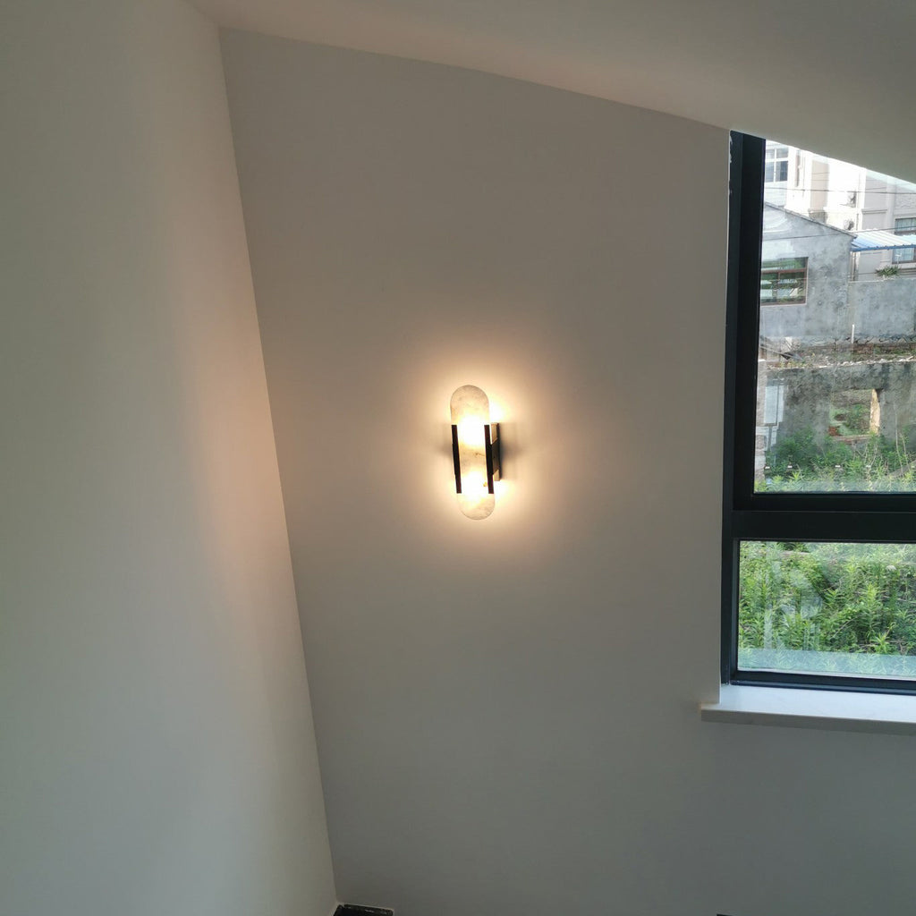 Aurelio Linear Alabaster Wall Lamp