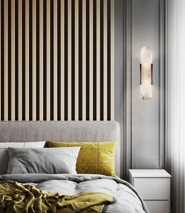 Aurelio Linear Alabaster Wall Lamp