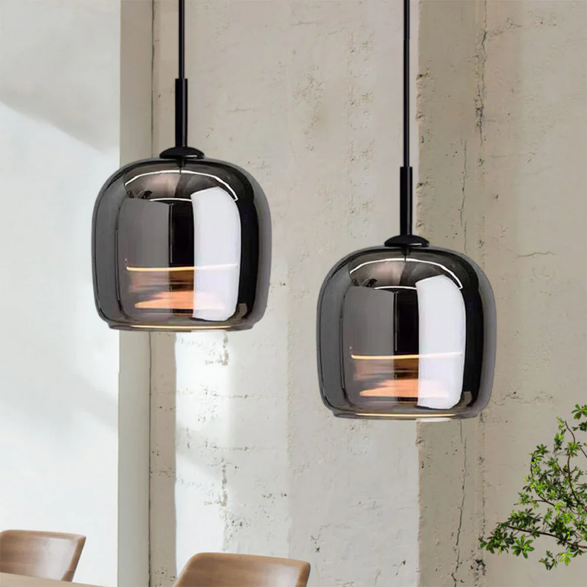 Modern Dark Pendant Light Minimalist Indoor Ceiling Lighting