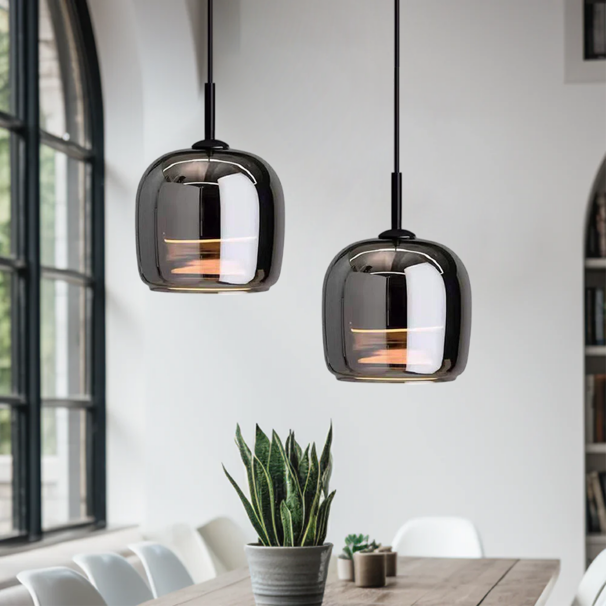 Modern Dark Pendant Light Minimalist Indoor Ceiling Lighting