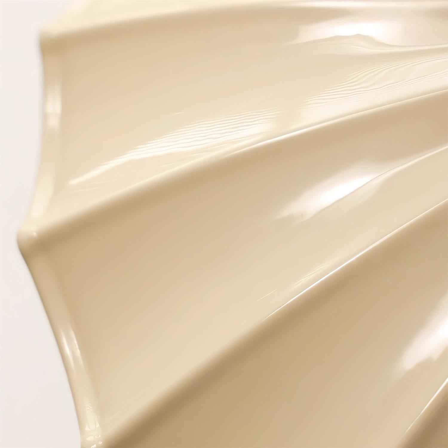Scalloped LED Ceiling Light in Warm White