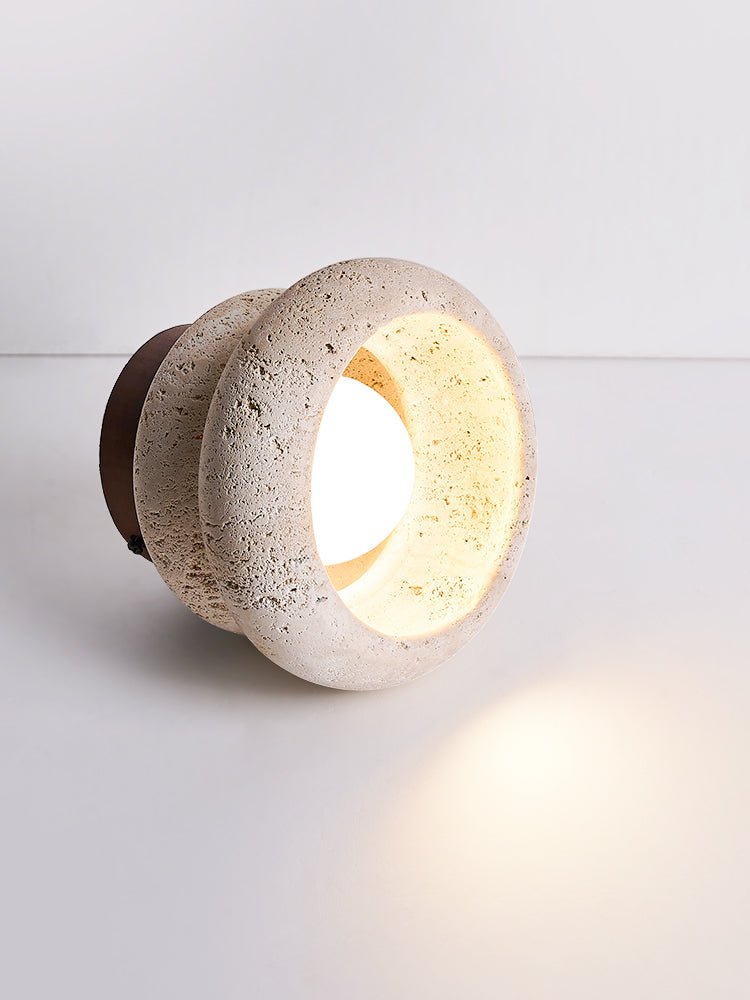 Sculpted Stone Effect Ceiling Light – Modern Indoor Fixture