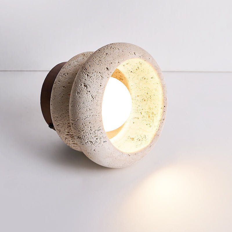 Sculpted Stone Effect Ceiling Light – Modern Indoor Fixture