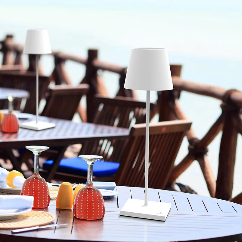 Rechargeable LED Table Lamp Cordless Dimmable Nordic Style