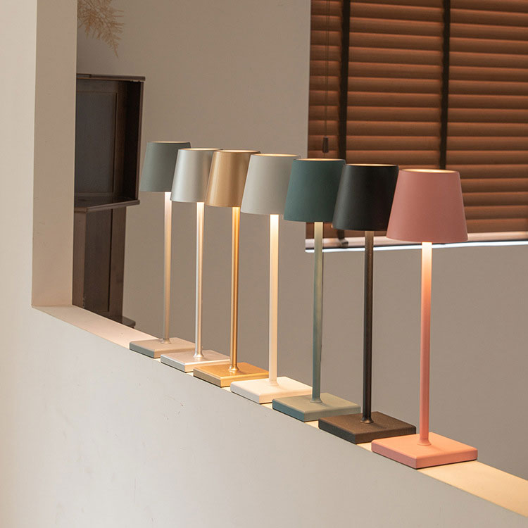 Rechargeable LED Table Lamp Cordless Dimmable Nordic Style