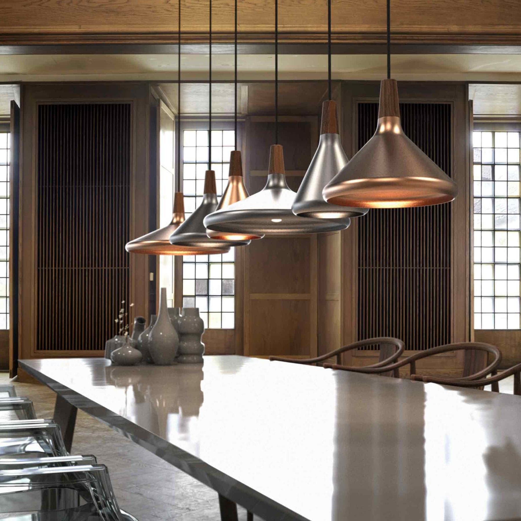Contemporary Pendant Light Multi-Size Ceiling Fixture