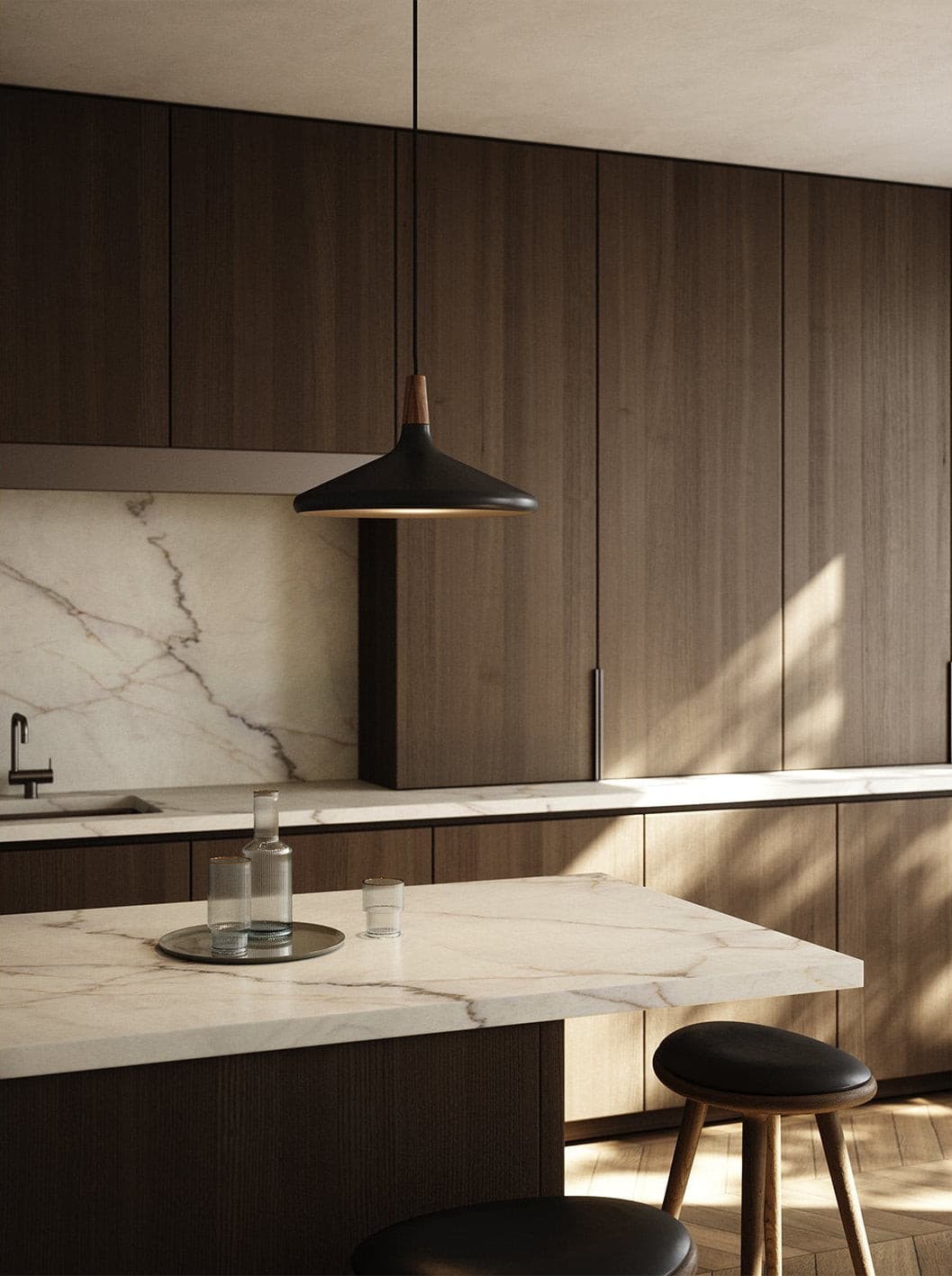 Contemporary Pendant Light Multi-Size Ceiling Fixture