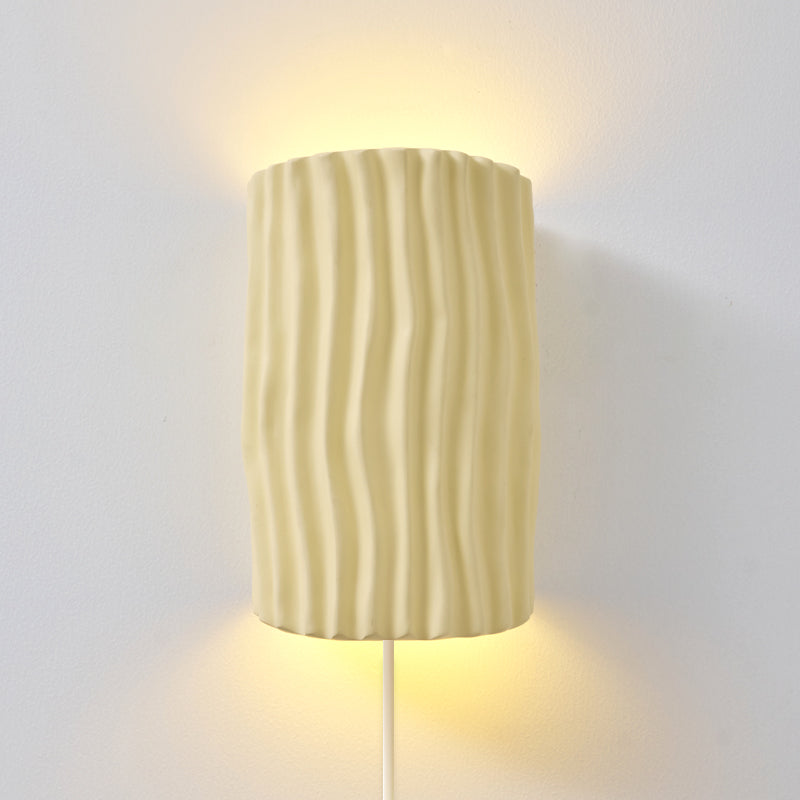Velora Pleated Plug-In Wall Lamp