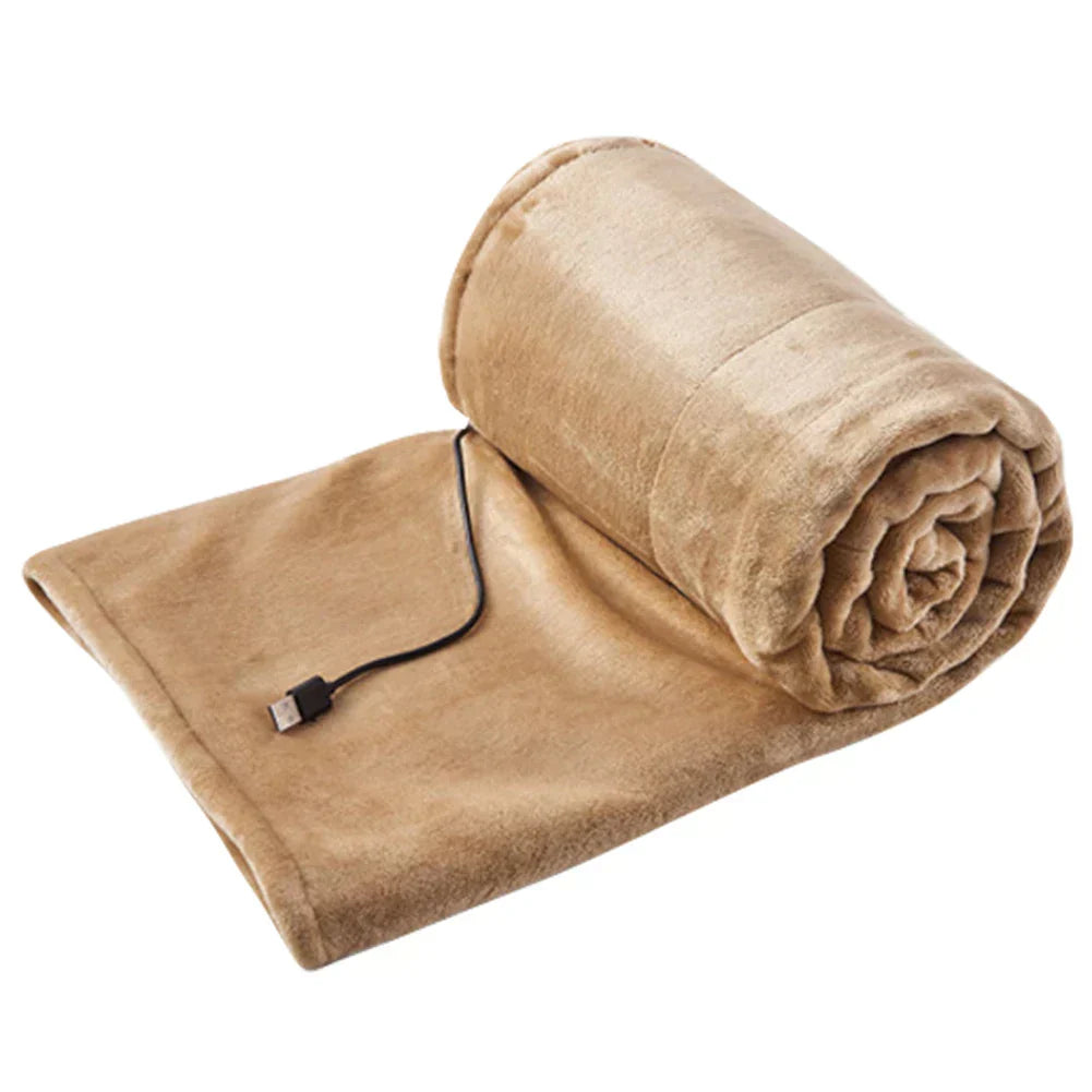 USB Powered Heated Blanket Personal Warmth for Home & Office