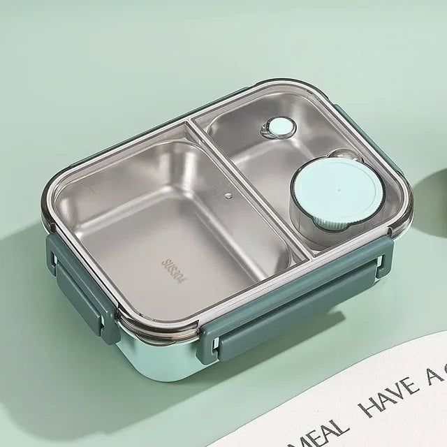 Portable Thermal Food Container Secure Leak-Proof Lunch Box