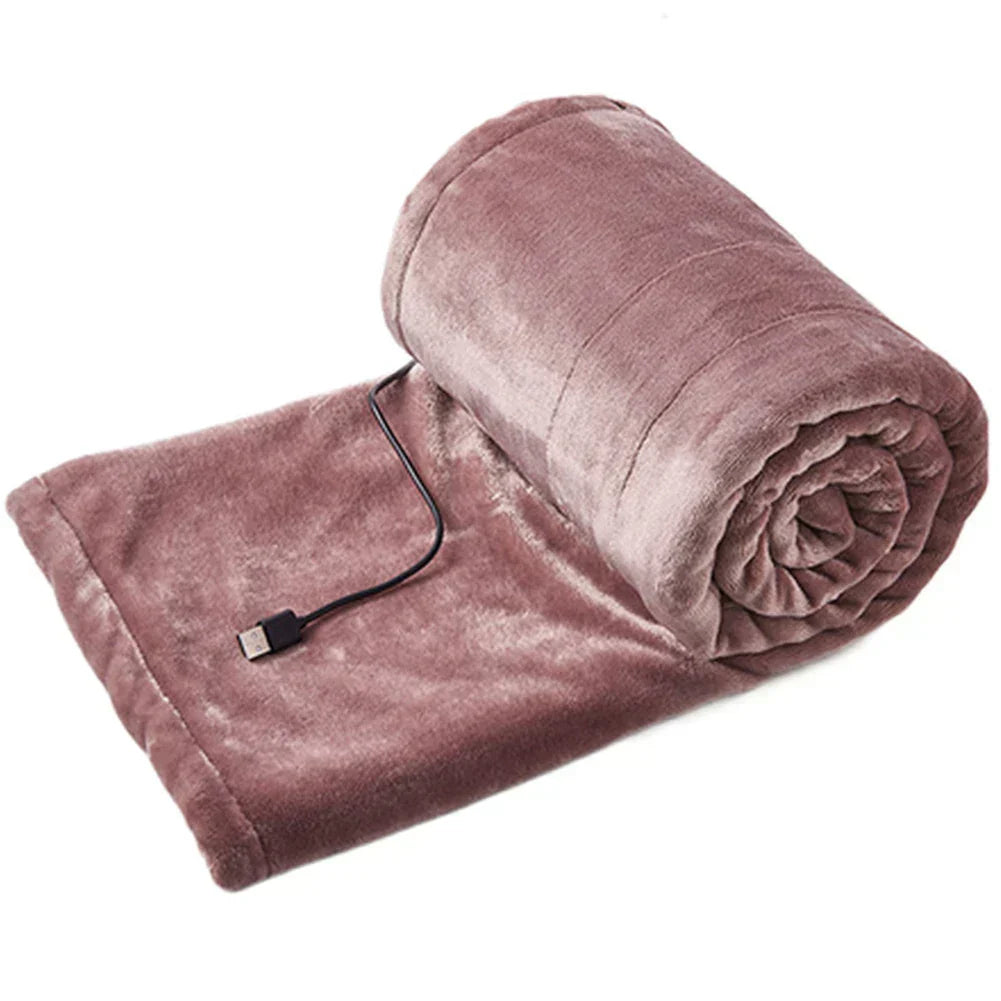 USB Powered Heated Blanket Personal Warmth for Home & Office