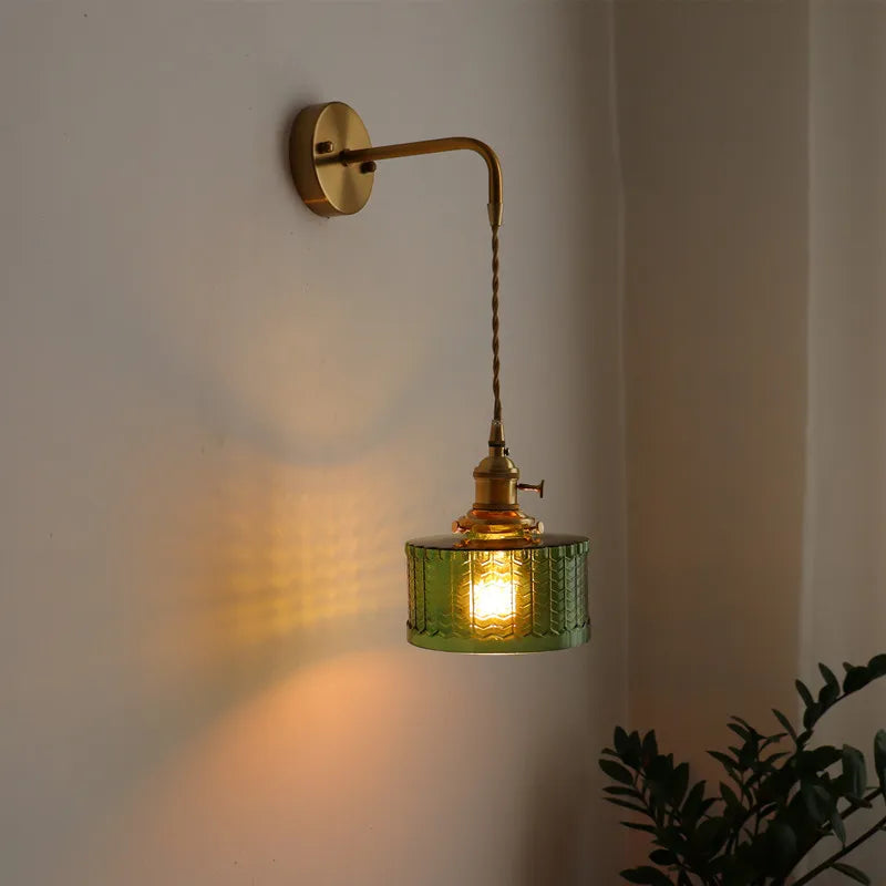 Vintage Japanese Wall Light Decorative Indoor Accent Lamp
