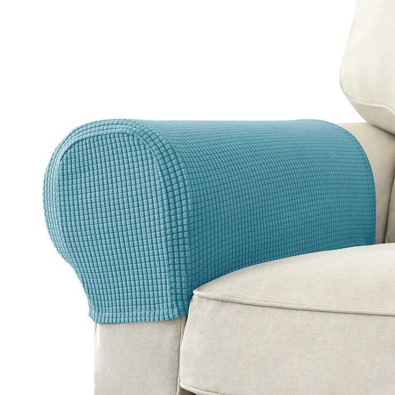 Stretch Armrest Covers Set Non Slip Quilted Design