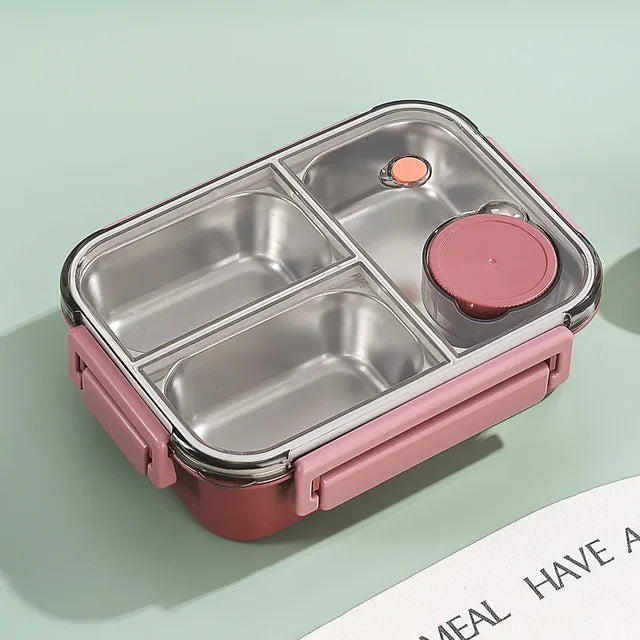 Portable Thermal Food Container Secure Leak-Proof Lunch Box