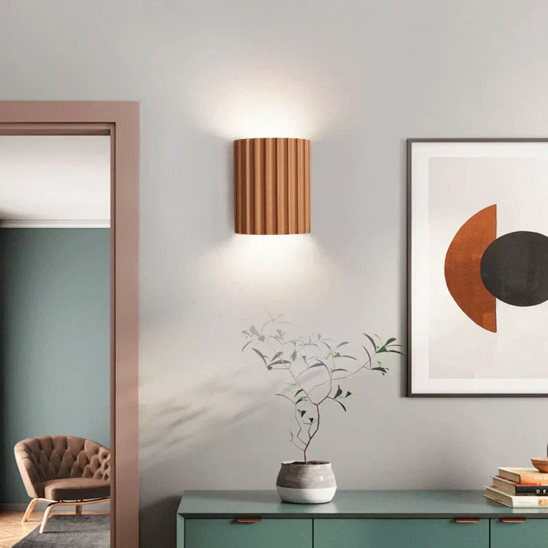 Modern Ribbed Wall Light Minimalist Scandinavian Wall Lighting