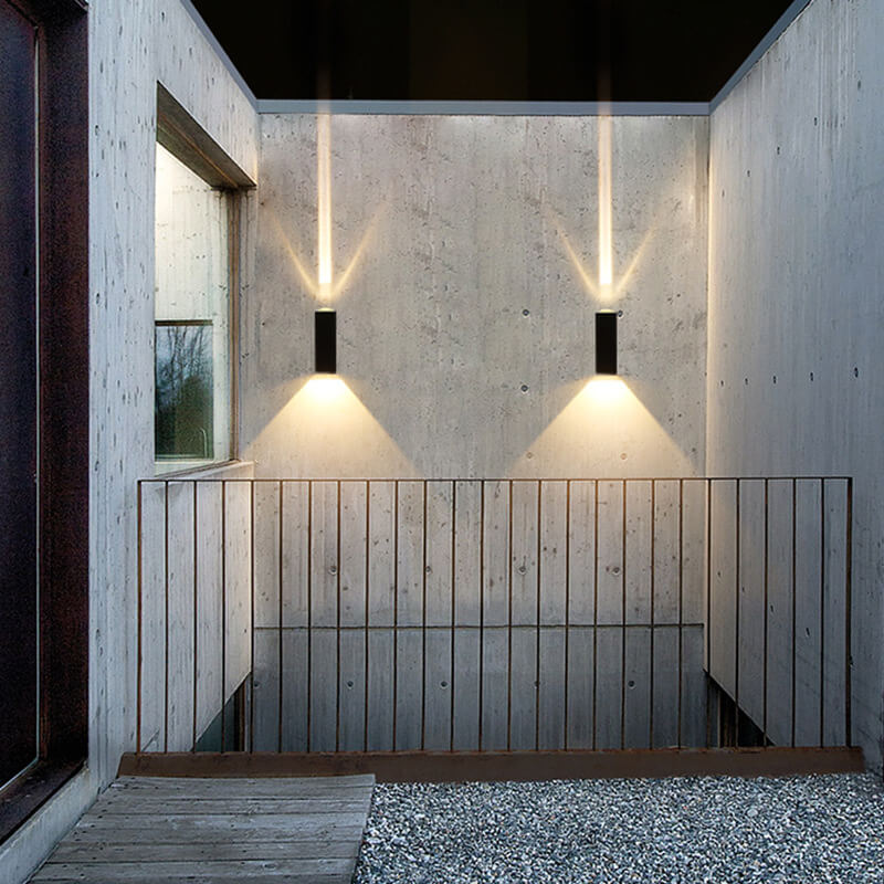 Outdoor Wall Mounted LED Light Modern Rectangular Patio Lighting