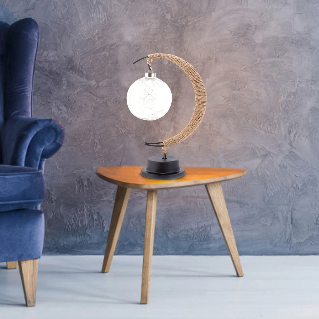 Moon Shaped Table Lamp Soft Ambient LED Decorative Light