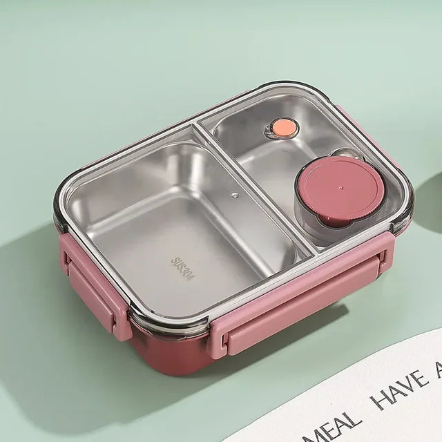 Portable Thermal Food Container Secure Leak-Proof Lunch Box