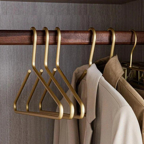 5-Piece Non-Slip Clothes Hanger Set Slim Wardrobe Organisers