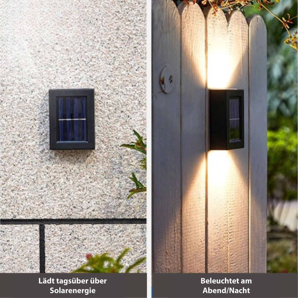 Outdoor Solar Wall Light Automatic LED Garden Light