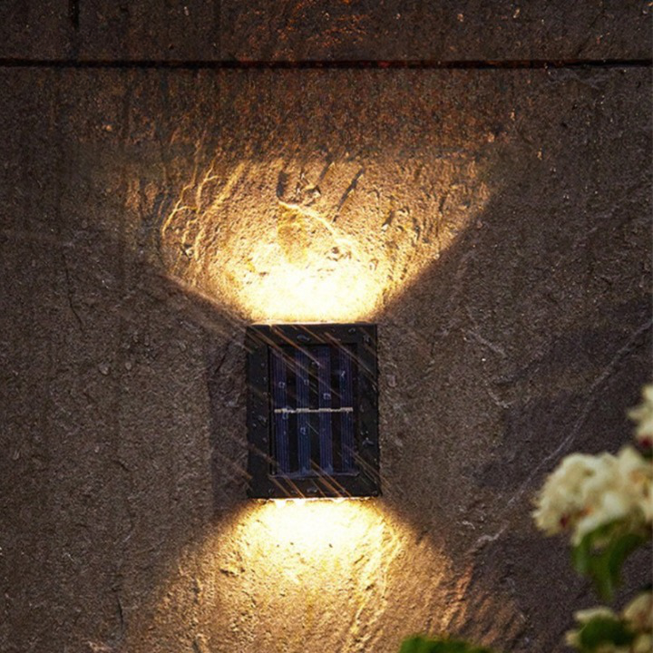 Outdoor Solar Wall Light Automatic LED Garden Light