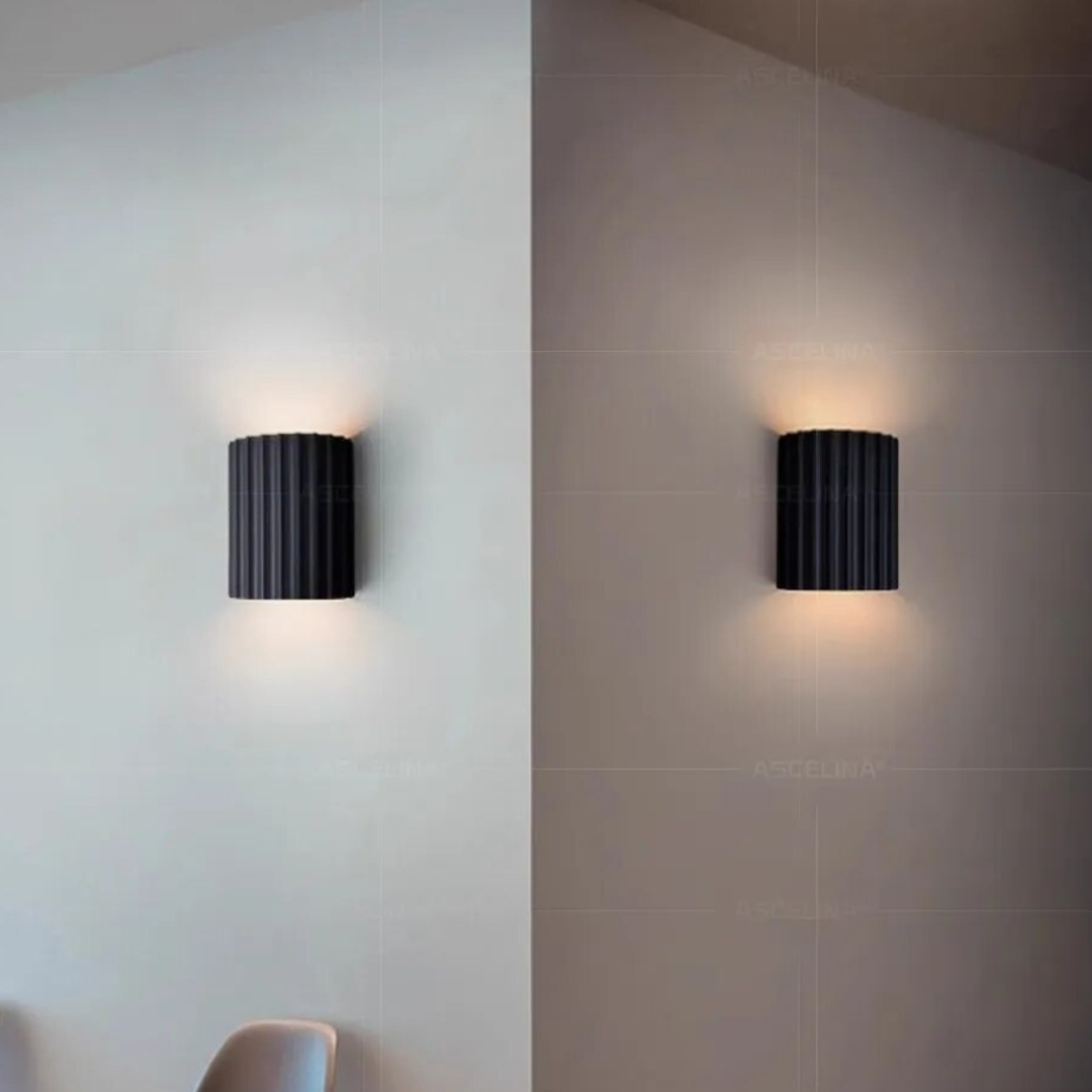 Modern Ribbed Wall Light Minimalist Scandinavian Wall Lighting