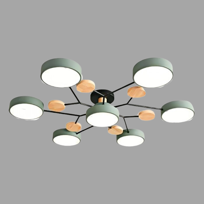Branch Inspired Ceiling Light Contemporary Disc Fixture