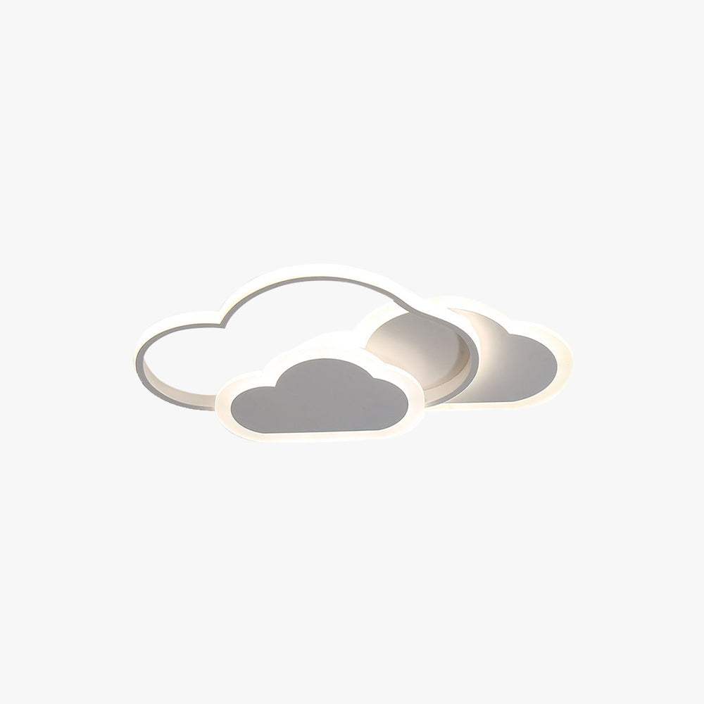 LED Ceiling Light Pink White  Modern Flush Mount Fixture