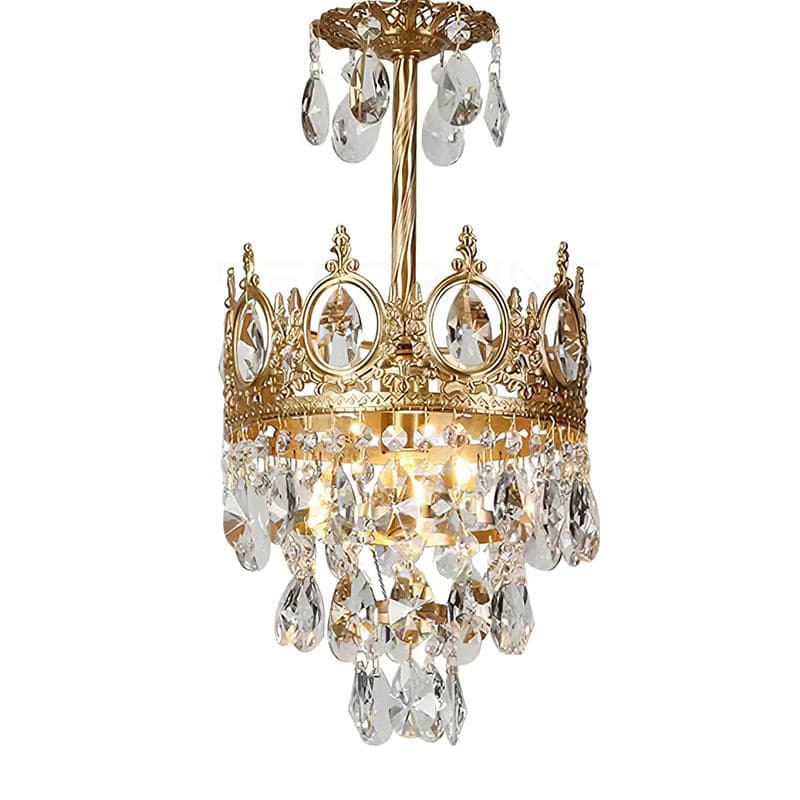 Aurelia Brass Crystal Chandelier