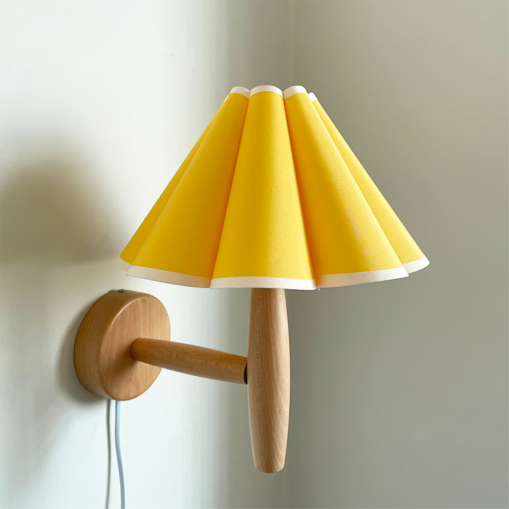 Lumo Fluted Plug-In Wall Lamp