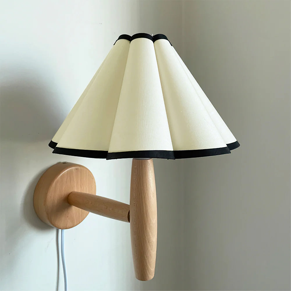 Lumo Fluted Plug-In Wall Lamp