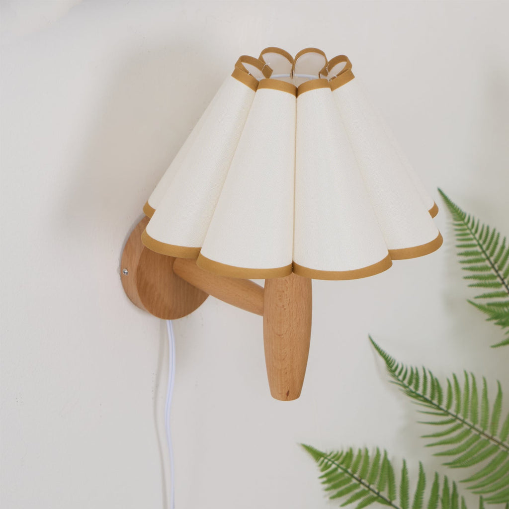 Lumo Fluted Plug-In Wall Lamp