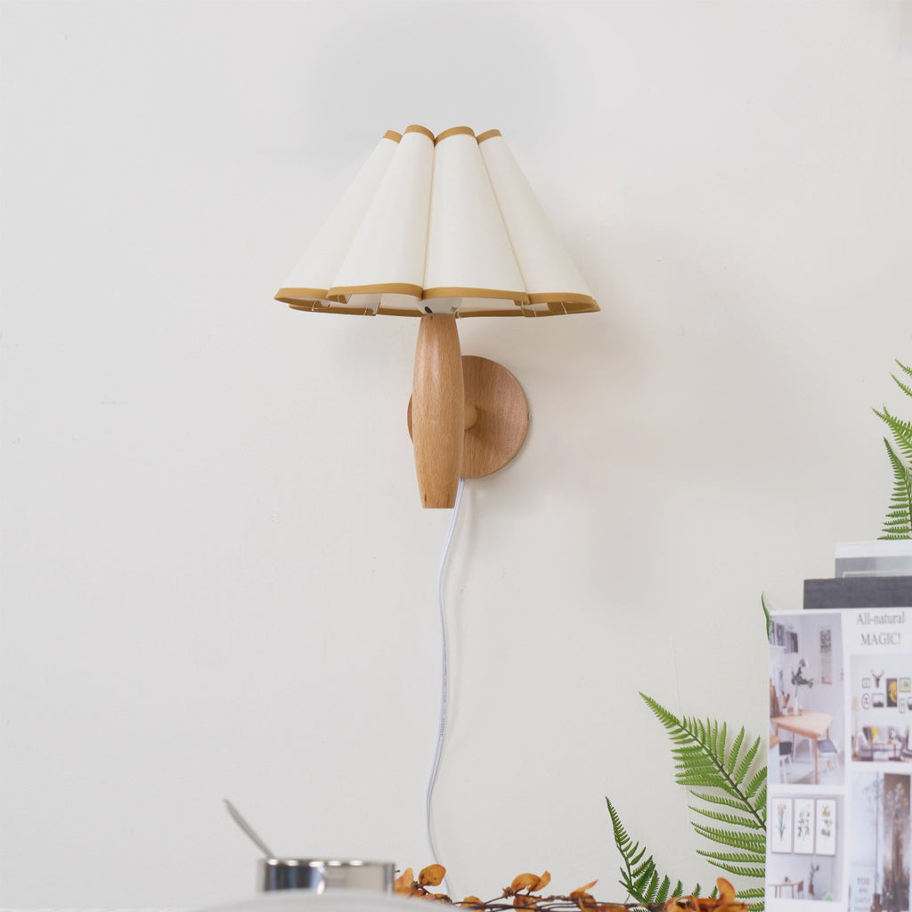 Lumo Fluted Plug-In Wall Lamp