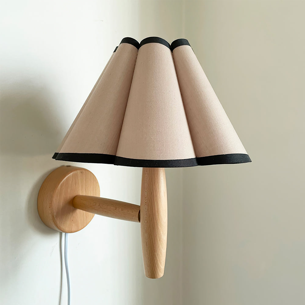 Lumo Fluted Plug-In Wall Lamp