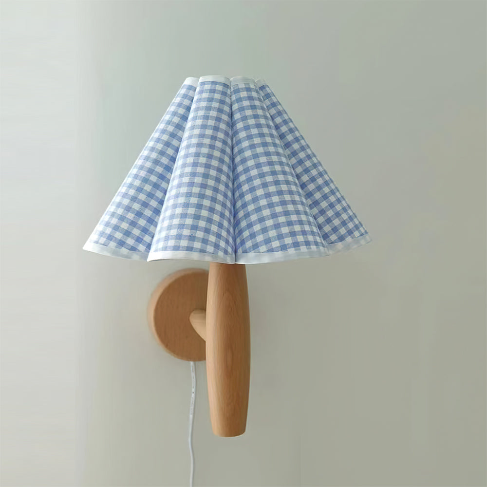 Lumo Fluted Plug-In Wall Lamp
