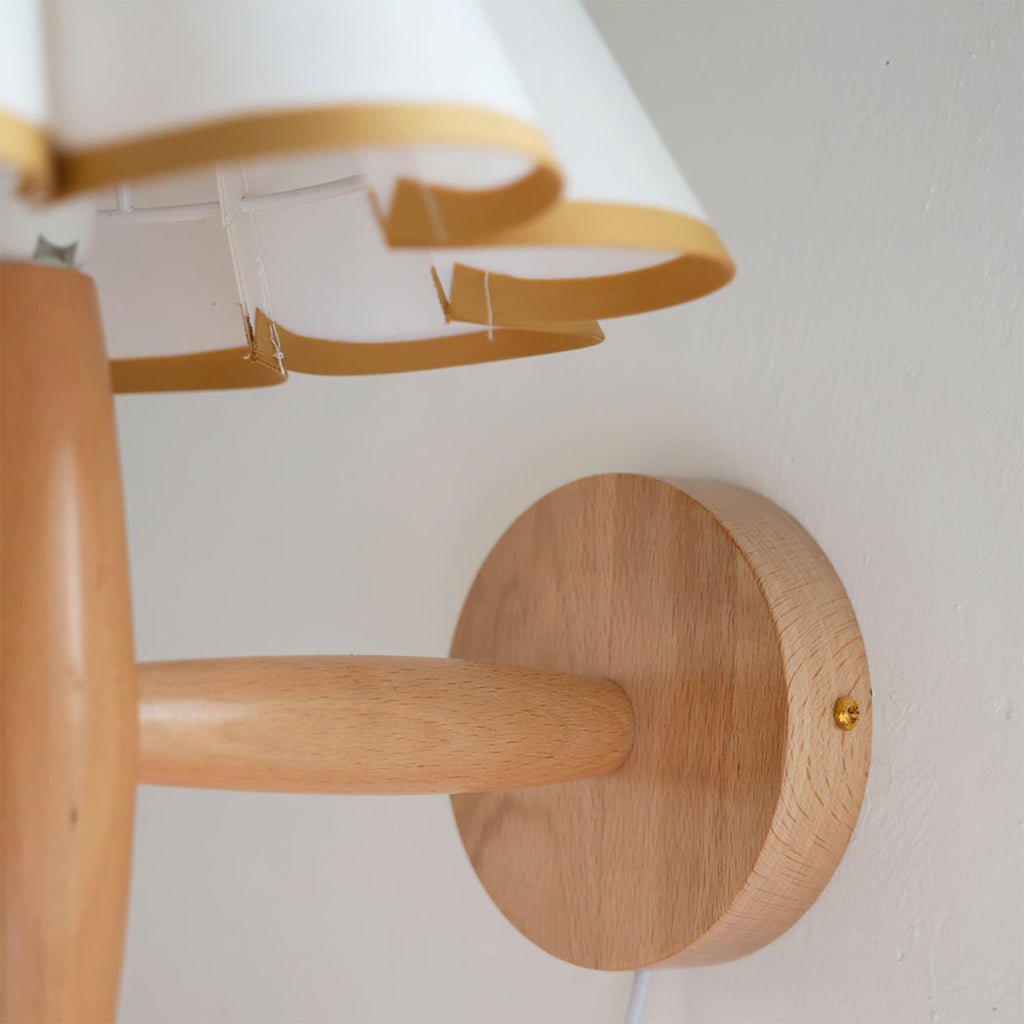 Lumo Fluted Plug-In Wall Lamp