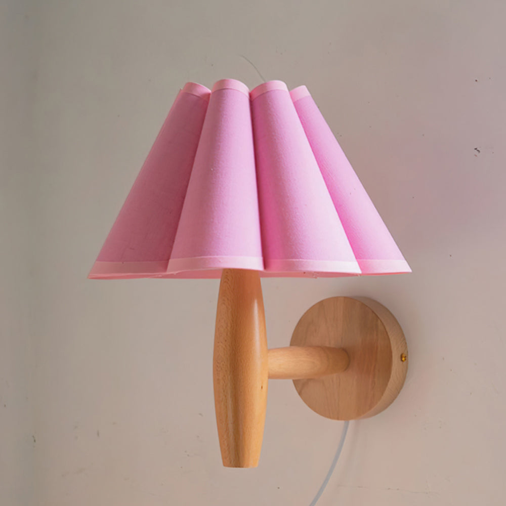 Lumo Fluted Plug-In Wall Lamp