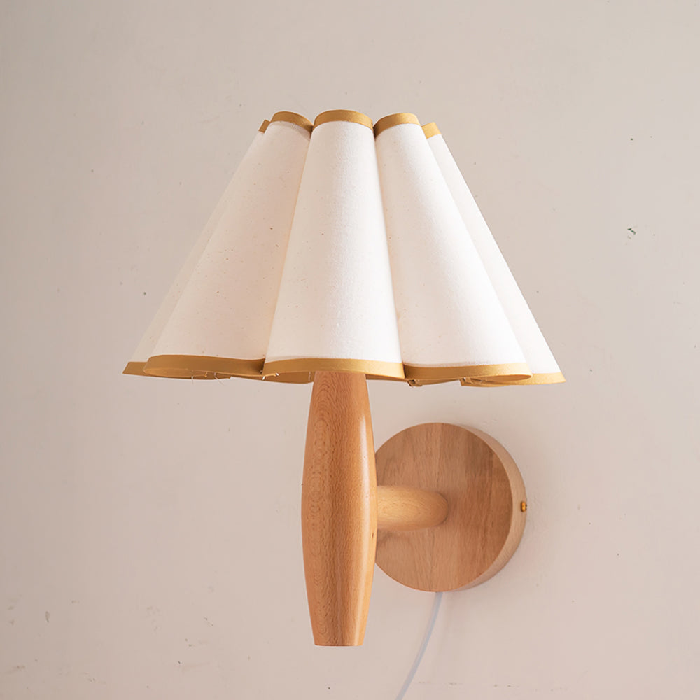 Lumo Fluted Plug-In Wall Lamp