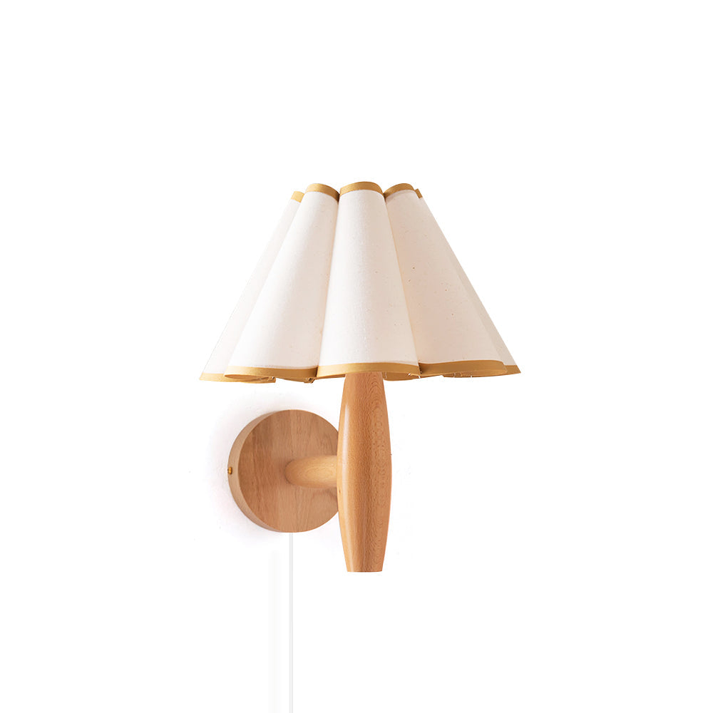 Lumo Fluted Plug-In Wall Lamp