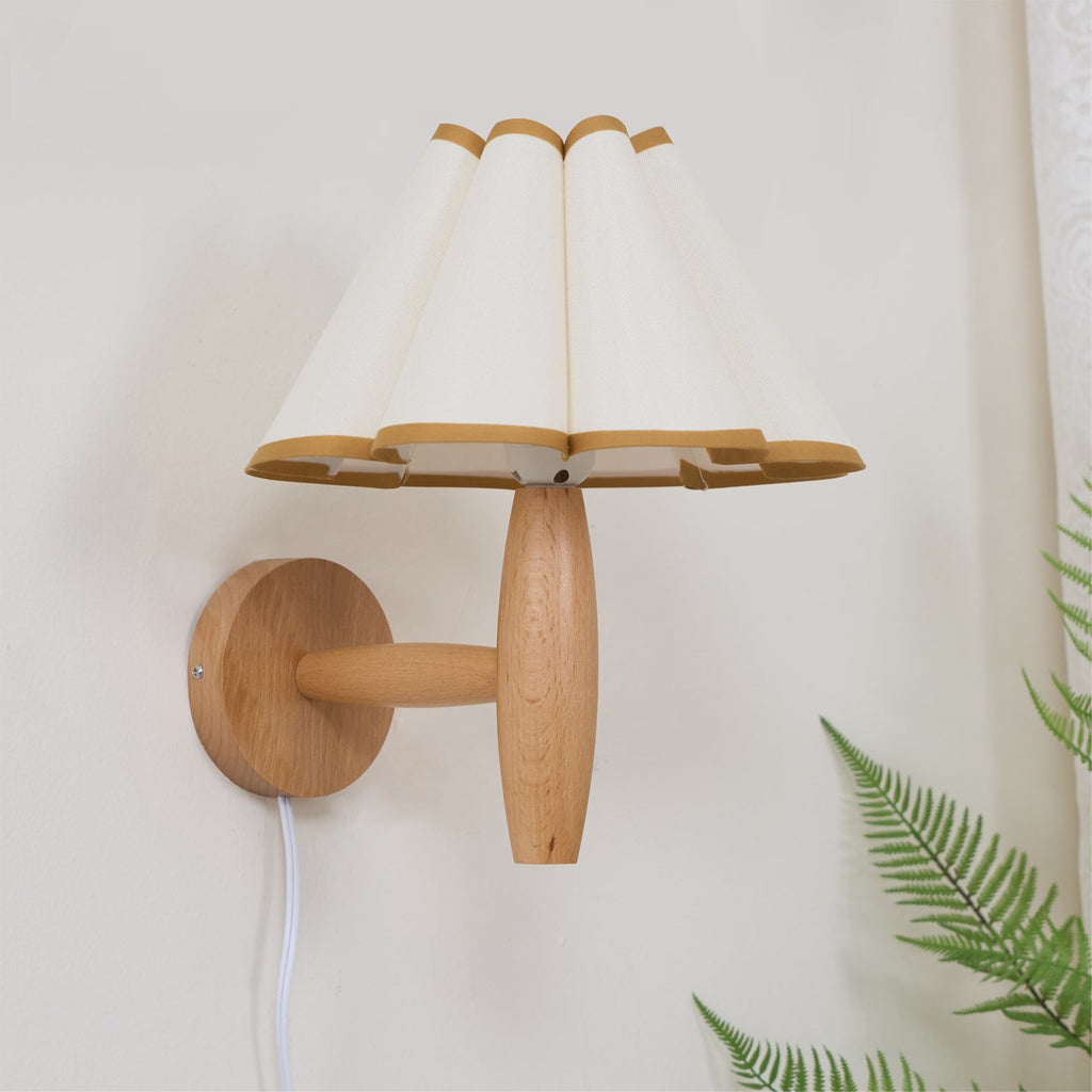 Lumo Fluted Plug-In Wall Lamp