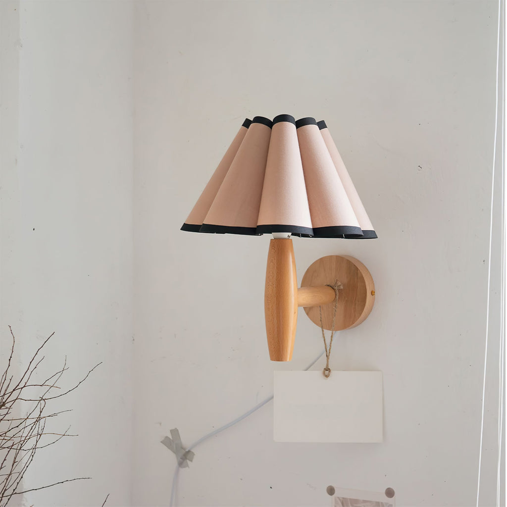 Lumo Fluted Plug-In Wall Lamp