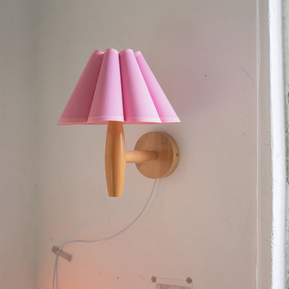 Lumo Fluted Plug-In Wall Lamp
